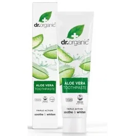 DR. ORGANIC Pasta Dientes Aloe Vera Orgánico Blanqueadora 100Ml