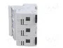 DF ELECTRIC Portafusibles PMX de 3 Polos para Raíl DIN