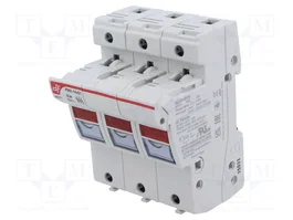 DF ELECTRIC Portafusibles PMX de 3 Polos para Raíl DIN