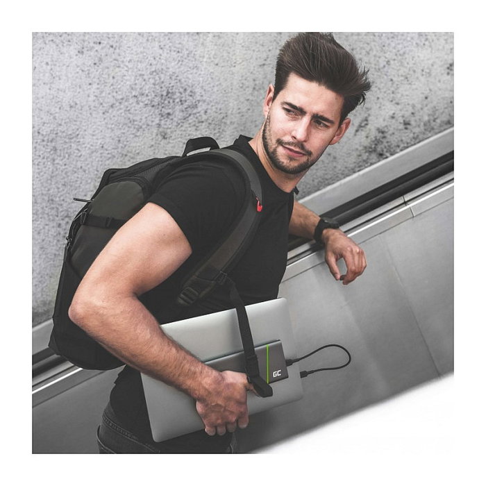 Green Cell PowerPlay Ultra Powerbank 26800mAh 128W - 2xUSB, 2xUSB-C con Power Delivery - Negro