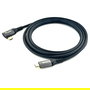 EQUIP Cable USB-C 2.0 Angular 2m 5A 480Mbps Negro con PD 100W