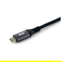 EQUIP Cable USB-C 2.0 Angular 2m 5A 480Mbps Negro con PD 100W