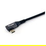 EQUIP Cable USB-C 2.0 Angular 2m 5A 480Mbps Negro con PD 100W