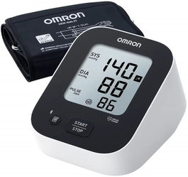 OMRON M2+ Tensiómetro de Brazo Digital Inteligente Conectado por Bluetooth a App para Smartphone, Manguito 22-42 cm
