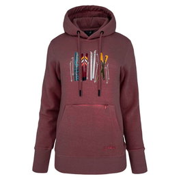 Sudadera sin Capucha Mujer Joluvi Cotton Ski Marrón
