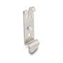 DeLOCK Soporte de Montaje para Carril DIN 35 mm con 2 Orificios de Fijacion y Tornillo Autorroscante T3, Acero Inoxidable