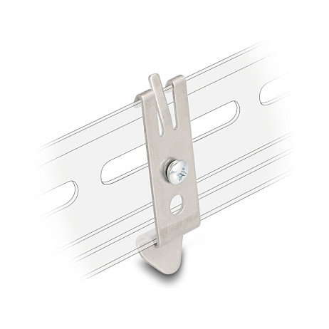 DeLOCK Soporte de montaje para carril DIN de 35 mm con tornillo T3 DeLOCK Soporte de montaje para carril DIN de 35 mm con tornillo T3
