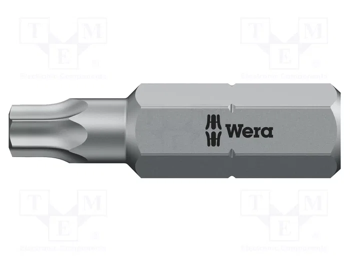 WERA Punta de destornillador Torx® T27H con protección 1/4 pulgada WERA Punta de destornillador Torx® T27H con protección 1/4 pulgada