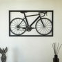 Wallity Accesorio Decorativo de Pared de Metal APT217MS, Acero, Negro, 70 x 41 cm
