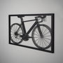 Wallity Accesorio Decorativo de Pared de Metal APT217MS, Acero, Negro, 70 x 41 cm