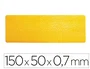 DURABLE Marcaje de Suelo Adhesivo en Forma de Raya, Pack de 10