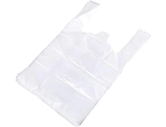 Blanca Bolsa Camiseta 70% Reciclado Blanca 50 mc 42x53 cm Plástico Apta Legislación Bolsas 2022