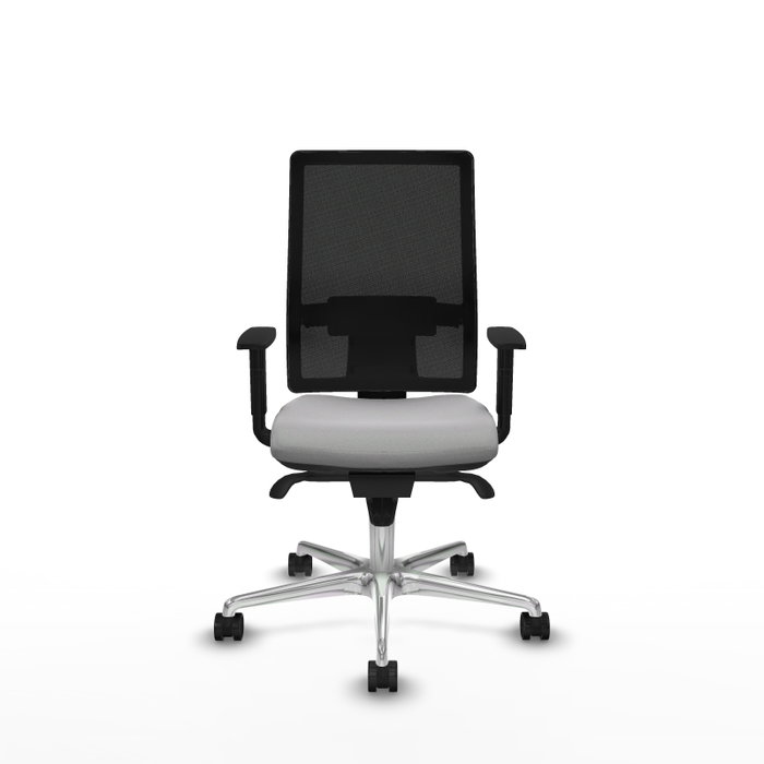 PIQUERAS Y CRESPO Silla de oficina Horna Gris claro con mecanismo Sincro PIQUERAS Y CRESPO Silla de oficina Horna Gris claro con mecanismo Sincro
