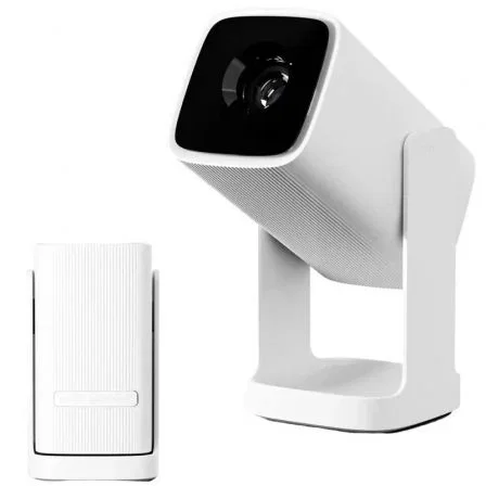 Wanbo Cube 1 Proyector Portátil 350 Lúmenes HD 720p Android TV 11 WiFi Blanco