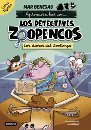 Aprende a leer con... Los Detectives Zoopencos Letra ligada 2. Los dioses del Zo, Mar Benegas - DESTINO INFANTIL