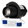 Downlight Orientable LED 10W 4000K Blanco Natural Negro