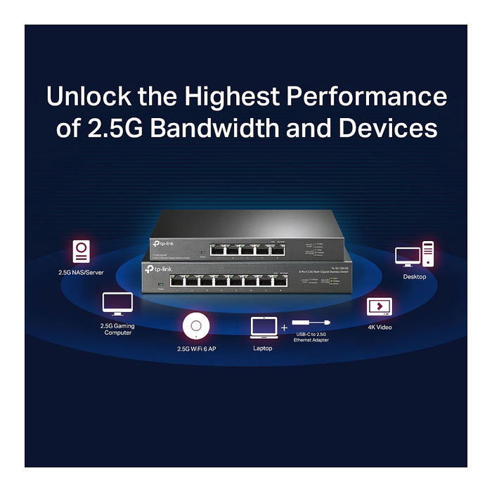 TP-Link TL-SG105-M2 Switch No Administrado 5x2.5G Ethernet