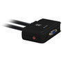 Level One KVM Switch USB 2x VGA Audio 2048 x 1536 Pixeles Negro