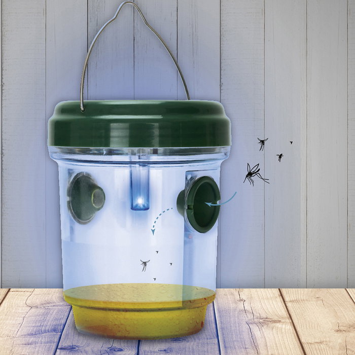Je cherche une Idee Trampa para Insectos Solar Antimoustique - Luz Azul para Moscas y Mosquitos