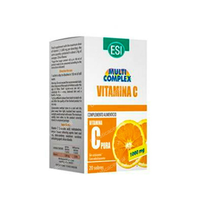 TREPATDIET-ESI Vitamina C 1000mg en 20 Sobres Sabor Cítrico TREPATDIET-ESI Vitamina C 1000mg en 20 Sobres Sabor Cítrico