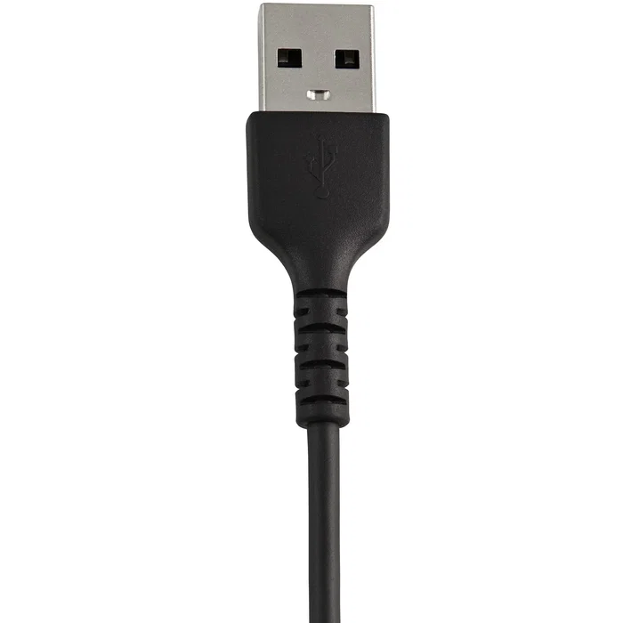 StarTech RUSBLTMM30CMB Cable USB-A a Lightning 30 cm / 0.3 m - Negro - Reforzado con Fibra de Aramida, Blindaje EMI, TPE, Resistente para Carga y Sincronización
