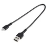 StarTech RUSBLTMM30CMB Cable USB-A a Lightning 30 cm / 0.3 m - Negro - Reforzado con Fibra de Aramida, Blindaje EMI, TPE, Resistente para Carga y Sincronización