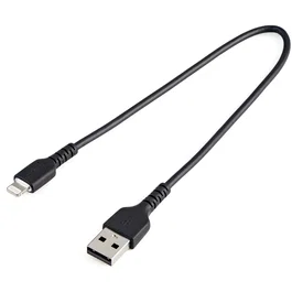 Startech RUSBLTMM30CMB Cable USB-A a Lightning 30 cm Negro para Carga y Sincronización