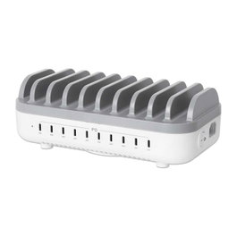 MANHATTAN Estación de carga USB de 10 puertos con Power Delivery de 200W