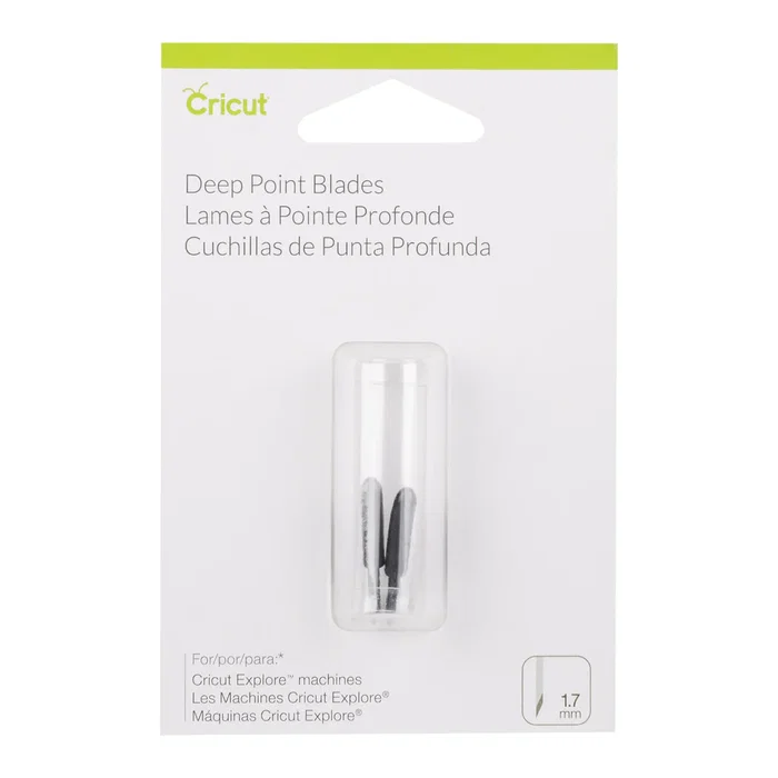 Cricut PC2003535 Set de 2 Lames Coupe Profonde para Materiales como Plástico, Multicolore, Dimensiones: 12 x 8 x actuando cm Cricut PC2003535 Set de 2 Lames Coupe Profonde para Materiales como Plástico, Multicolore, Dimensiones: 12 x 8 x actuando cm