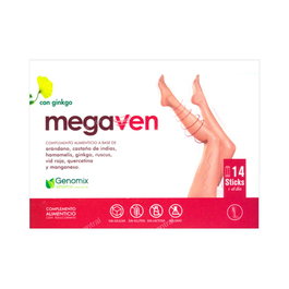 GENOMIX PHARMA Megaven 15Sbrs. Alivio Pesadez Piernas, Varices y Hemorroides