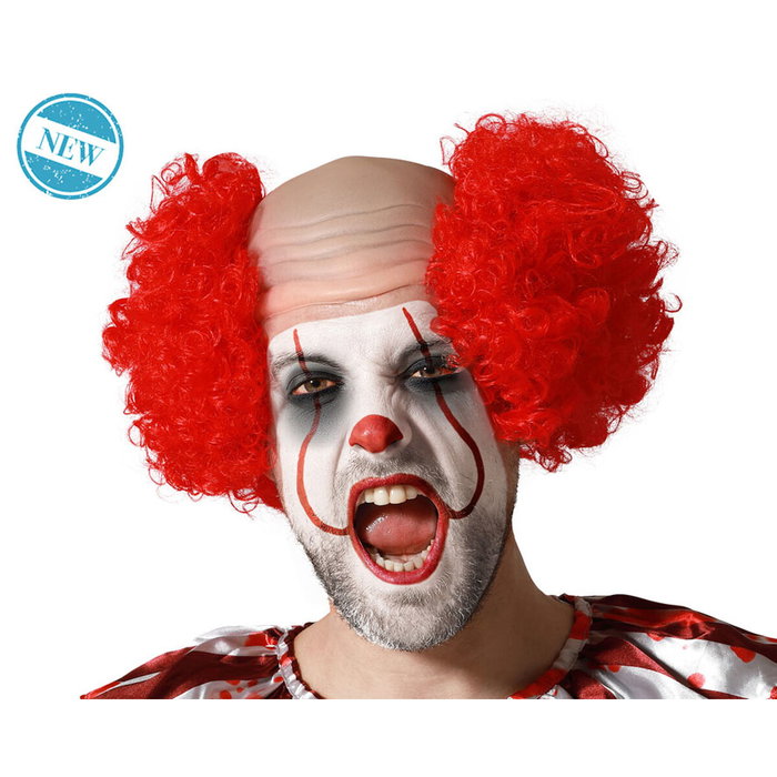 Peluca de Payaso Rojo con Rizos Esponjosos Peluca de Payaso Rojo con Rizos Esponjosos