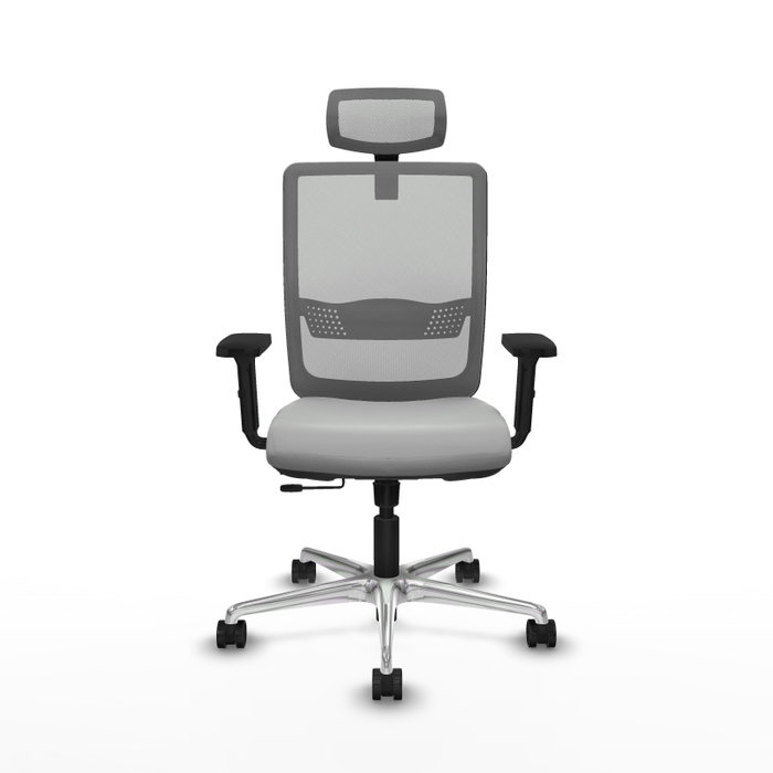 PIQUERAS Y CRESPO Silla de oficina Haches Gris con mecanismo Sincro/Traslack PIQUERAS Y CRESPO Silla de oficina Haches Gris con mecanismo Sincro/Traslack