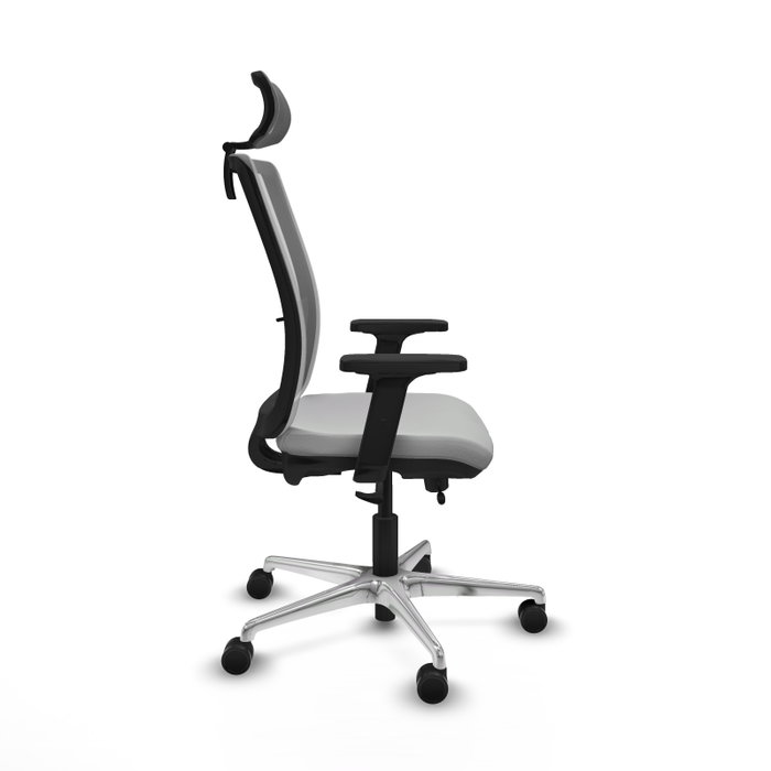 PIQUERAS Y CRESPO Silla de oficina Haches Gris con mecanismo Sincro/Traslack PIQUERAS Y CRESPO Silla de oficina Haches Gris con mecanismo Sincro/Traslack