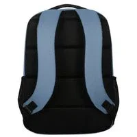 Targus Octave III Mochila City Backpack para Portátil 15.6", Compartimento Acolchado, Azul Fog, Poliéster, 2 Bolsillos Frontales, Portacables - Unisex