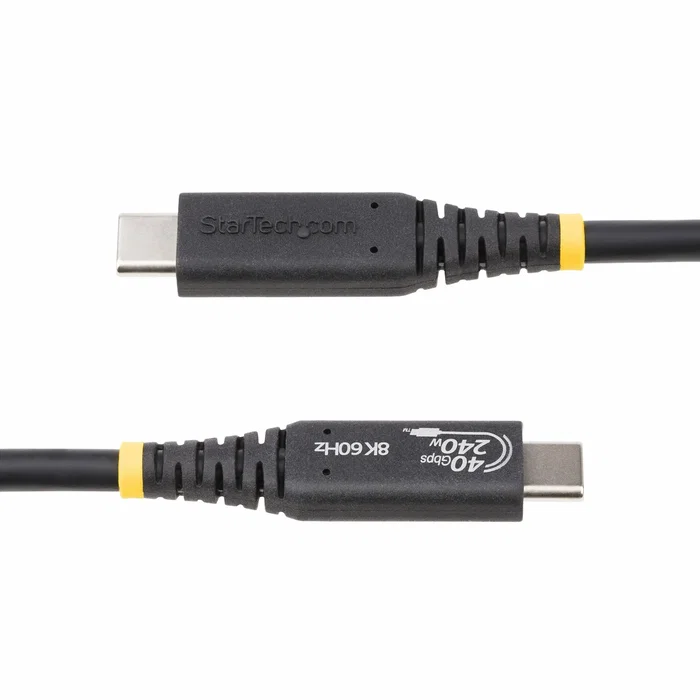 StarTech Cable USB4 de 1 m, USB-C, 40 Gbps, Negro