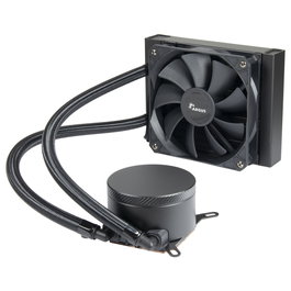 Inter-Tech Sistema de Refrigeración Líquida Todo en Uno Argus Iceman B-120 AIO 12 cm Negro, Compatible con PWM, TDP 200 W, CPU Cooler