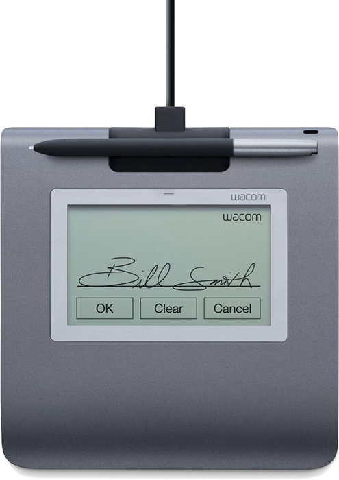 Wacom STU-430 Terminal de firmas con pantalla de 4,5 pulgadas, Gris