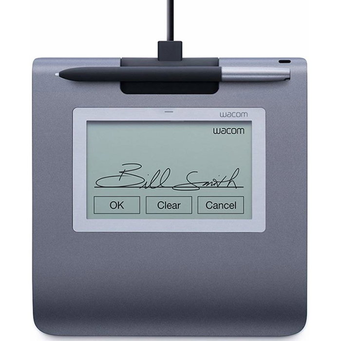 Wacom STU-430 Terminal de firmas con pantalla de 4,5 pulgadas, Gris