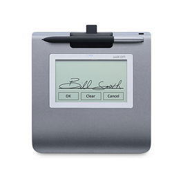 Wacom STU-430 Terminal de Firmas Digitales con Pantalla LCD de 4.5 Pulgadas y Tecnología EMR Gris