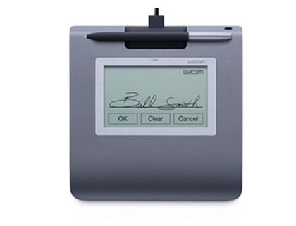 Wacom STU-430 Terminal de firmas con pantalla de 4,5 pulgadas, Gris