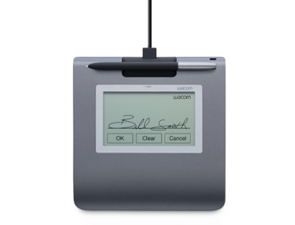 Wacom STU-430 Terminal de firmas con pantalla de 4,5 pulgadas, Gris