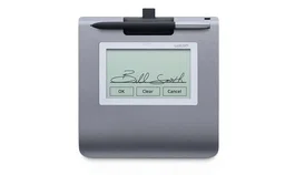 Wacom STU-430 Terminal de Firma, 4.5 Pulgadas, Pantalla F-STN, Tecnologia EMR, 1024 Niveles de Presion, Gris