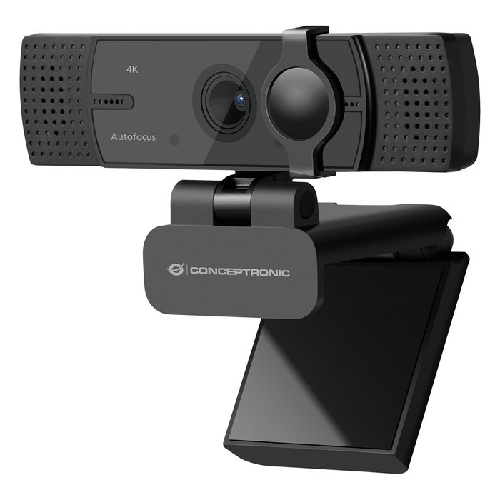 Conceptronic Webcam AMDIS07B 4K Ultra HD con Enfoque Automático