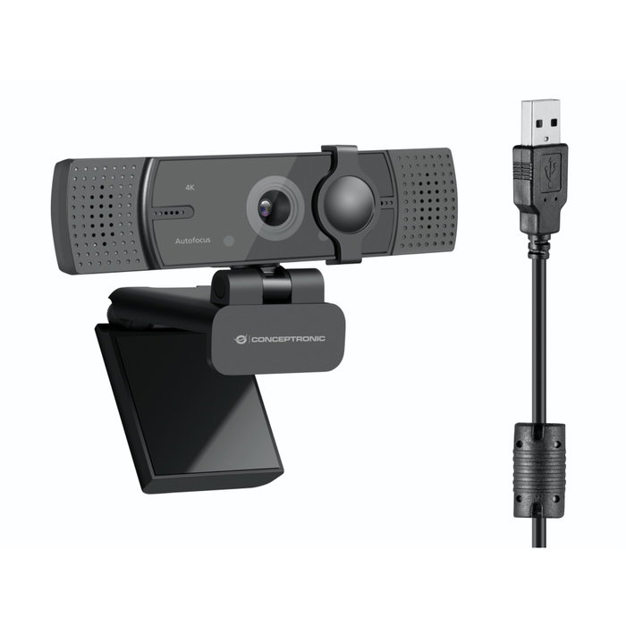 Conceptronic Webcam AMDIS07B 4K Ultra HD Autofocus