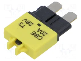 ESKA Fusible Térmico de Coche 20A 28VDC Amarillo