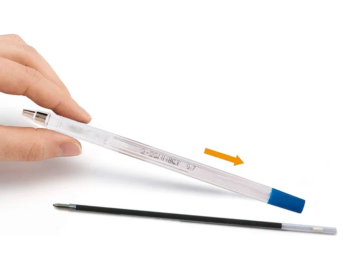 Q-connect Recambio bolígrafo extensible KF00233 azul
