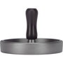 Gefu Prensador para Hamburguesas BBQ, Negro y Gris Aluminio