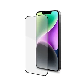 Celly Protector de pantalla Full Glass 3D Black para iPhone 14
