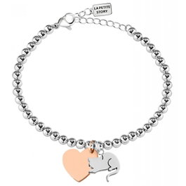 La Petite Story Pulsera Dog & Kitty LPS05AQI07 Gris