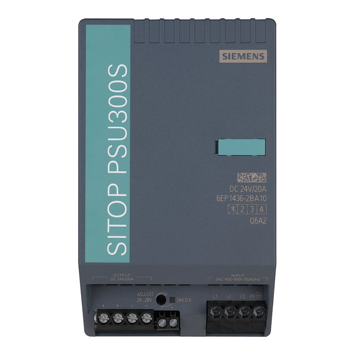 Siemens SITOP PSU300S 6EP1436-2BA10 20A 400-500VAC